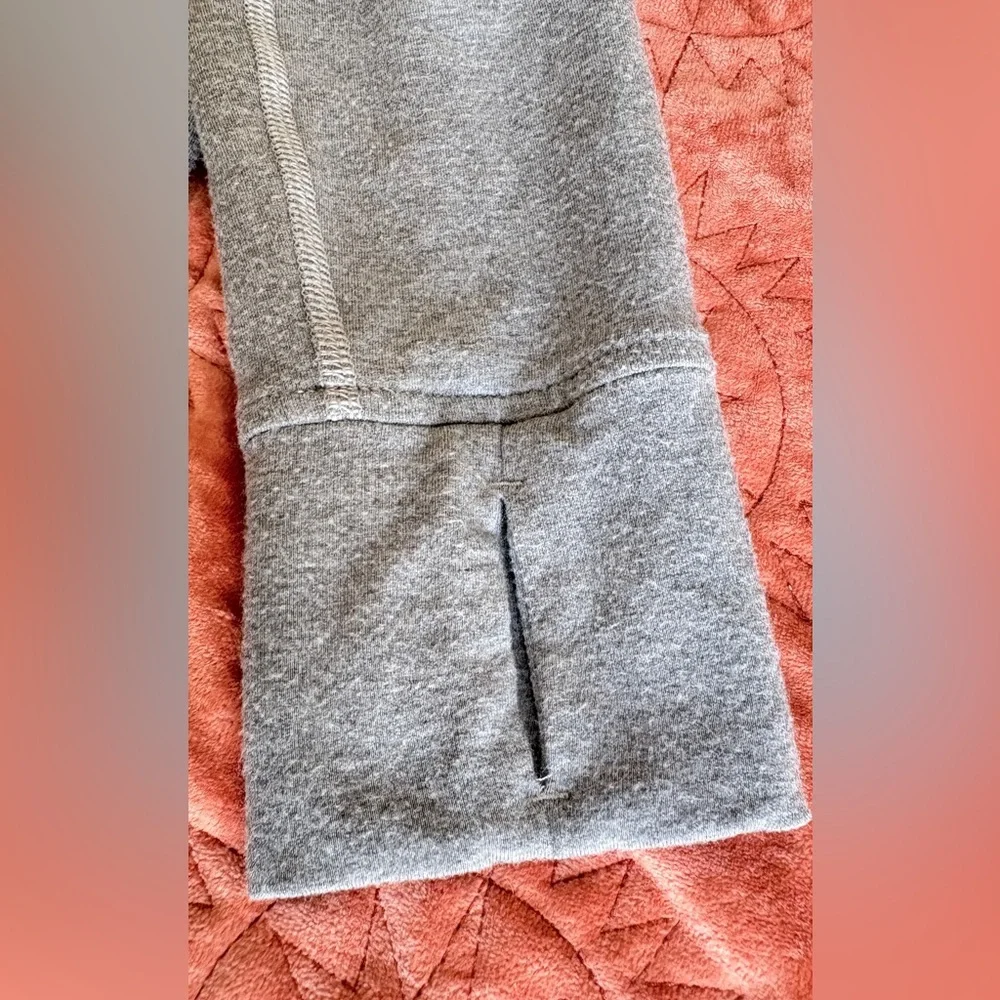 Lululemon Gray Flow and Go Cardigan Wrap Asymmetrical Open Front Women’s 4